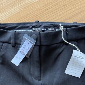 J.Crew High-Rise Cameron Black Trousers